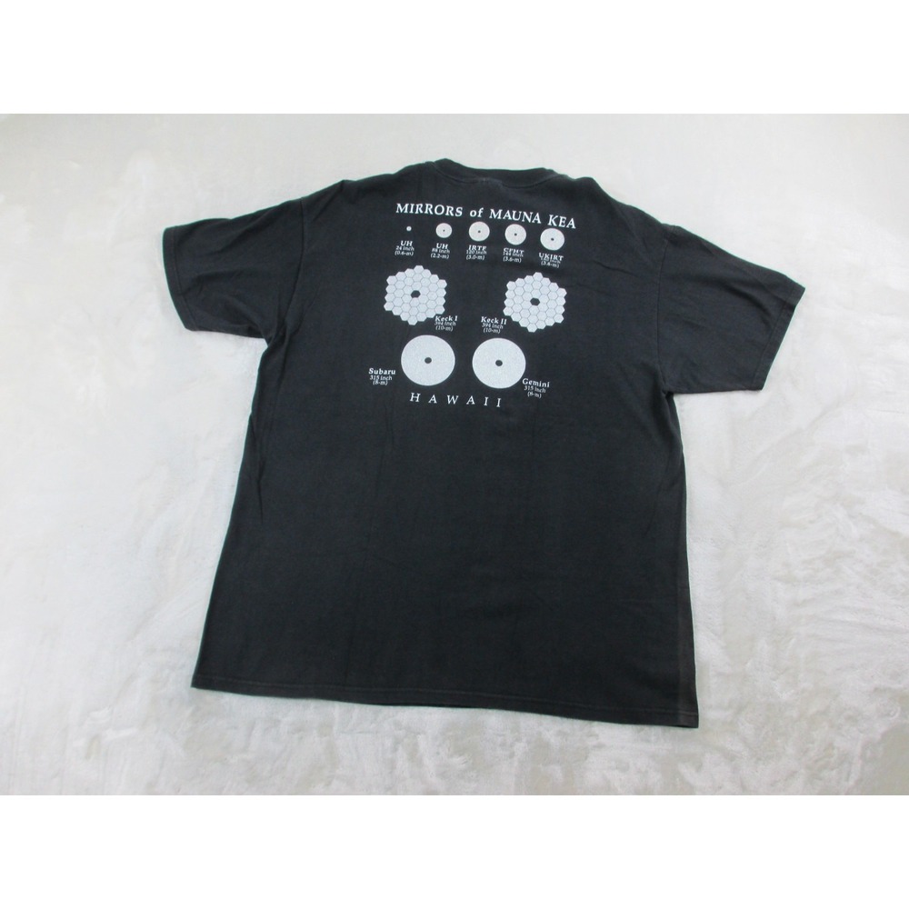 VINTAGE Hanes Shirt Mens Extra Large Black Mirrors Of Mauna Kea Hawaii* - Picture 2 of 13